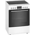 Produktbild: Bosch HKR39C220 Serie 4 Elektroherd mit Glaskeramik-Kochfeld freistehend weiß