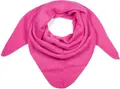 Produktbild: styleBREAKER Damen Großer Strick Dreieck Schal einfarbig meliert | Weiches warmes Winter Dreiecktuch | Strickschal aus Viskose Wolle für kuschlige Looks, Farbe:Fuchsia