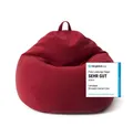 Produktbild: Lumaland Sitzsack, Indoor Beanbag Weiches & Komfortables Bodenkissen 315 L Volumen