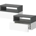 Produktbild: Nachttisch Vicco Urbano Anthrazit 2er Set, Model 40229 - Dunkelgrau