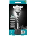 Produktbild: Gillette Nassrasierer Mach3 Holzkohleserasierer + 6 Köpfe