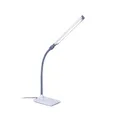 Produktbild: Daylight UnoPro™ LED Tischlampe – 6000K, 1150 Lux, 4 Helligkeitsstufen, Blendschutzschirm, Flexibler Arm, Schwenkkopf, Tageslicht-Schreibtischleuchte für Nähen, Lesen & Basteln, Weiß
