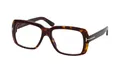 Produktbild: Tom Ford FT5822-B 052 54 Brille Brillenfassung Brillengestell Havana Blaufilter