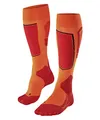 Produktbild: FALKE Herren Skisocken SK4 Advanced M Kh Wolle Funktionsmaterial warm dünn 1 Paar, Orange Flash 8034-O, 42-43