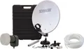 Produktbild: Camping Satellitenanlage Hellgrau Stahl 35 cm