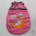 Produktbild: BABY born 832479 Schlafsack - Puppenschlafsack rosa grau mit Klettverschluss an