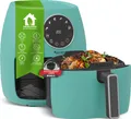 Produktbild: Heißluftfritteuse 3,5 Liter 1300W mit Silikoneinlage 6 Programme Airfryer Fritteuse Heissluftfritteuse ohne Fett / Öl, 75C - 200°C Luftfritteuse Air Friteuse