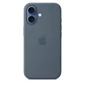 Produktbild: Apple Silikon Case iPhone 17 mit MagSafe (Maritimblau)