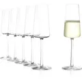 Produktbild: Stölzle Lausitz Champagner Gläser Power 6er-Set 240ml – Eleganter Champagnerkelch ideal für Sekt & Prosecco – Hochwertige Kristall Sektgläser - Transparent