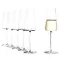 Produktbild: Champagner Gläser Power 6er-Set 240ml – Eleganter Champagnerkelch ideal für S...