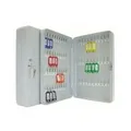 Produktbild: WEDO Schlüsselschrank für 70 Schlüssel, lichtgrau flach, aus pulverbeschichtetem Stahlblech, mit fest- (102 56537X)