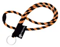 Produktbild: mia mai Schlüsselband mit Sicherheitsverschluss neonorange-schwarz, Lanyard, Schlüsselbänder bunt, Schlüsselanhänger Band, Schlüsselband Lang, Umhängeband Schlüssel, Lanyards, Schlüssel Band umhängen