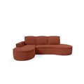 Produktbild: Ecksofa  Flow , rot , Maße (cm): B: 277 H: 88