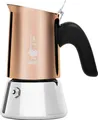 Produktbild: Bialetti Espressokocher New Venus für 2 Tassen, Espresso, Espressokanne, Kaffeebereiter, Edelstahl, Kupfer, 85 ml, 7282