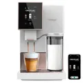 Produktbild: Cecotec Superautomatische Kaffeemaschine Cremmaet Compactccino Connected White Rose. 19 Bar, TFT-Bildschirm und WLAN, Thermoblock-System, Milchtank, 150 g Kaffeebohnenbehälter, 5 Mahlgradeinstellungen