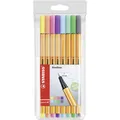 Produktbild: STABILO point 88 Pastel Fineliner 8 Pastelfarben Tintenschreiber Farbstifte Set