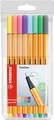 Produktbild: STABILO Fineliner point 88 8er Kunststoff Etui