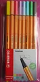 Produktbild: STABILO point 88 Fineliner 8er Etui Pastel Neu Tintenfeinschreiber