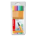 Produktbild: (0,59€/Stück) Stabilo Point 88 - 8er Etui Pastellfarben Fineliner 0,4 mm