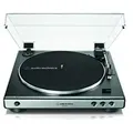 Produktbild: Audio-technica At-lp60xusb- Automatischer Stereo-plattenspieler Mit Riemenantrieb (analog Und Usb), Schwarz (gunmetal)