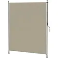 Produktbild: Outsunny Sonnenschirm Markise Aluminium Eisen Polyester Sand 200L x 215-305H cm