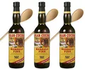 Produktbild: Gran Cucina Marsala Fine DOC 18% vol. mit Kochlöffel (3 x 0,75l) – Feiner Likörwein mit fruchtigem Charakter – Perfekt als Dessertwein oder zum Kochen und Backen