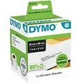 Produktbild: Dymo LW S0722370 / 99010 Authentic Adressetiketten Selbstklebend Weiß 28 x 89 mm 2 Rollen à 130 Etiketten