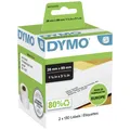 Produktbild: DYMO Etiketten Rolle  99010 S0722370 89 x 28 mm Papier Weiß 260 St. Permanent...