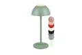 Produktbild: lightling Robert Tischlampe kabellos, Akku Tischleuchte, LED Nachttischlampe, Nachtlicht, Up & Down Licht, dimmbar in 4 Stufen, aufladbar via USB, Indoor & Outdoor Deko, Pistazien Grün, Höhe 30 cm