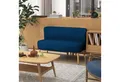 Produktbild: HOMCOM 2-Sitzer Zweisitzer, Loveseat mit Leinenoptik, Doppelsofa mit Holzbeine, Polstersofa 1 Teile, für Wohnzimmer, Blau