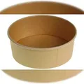 Produktbild: DeinPack 50 Einweg Salatschale to go braun rund 1300 ml I Kompostierbare Salatschale Kraftkarton Verpackung mit PLA Innenbeschichtung