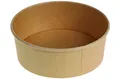 Produktbild: DeinPack 50 Salatschalen 1300ml | to go Schalen braun rund I Biologisch abbaubare Salatschale Kraftkarton Verpackung mit PLA Innenbeschichtung | Salatbowl