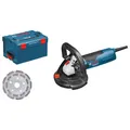 Produktbild: Bosch Professional Betonschleifer GBR 15 CAG (inkl. Diamanttopfscheibe 125mm, 3x Ersatzbürstenkranz, Zweilochschlüssel gekröpft, L-BOXX)