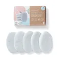 Produktbild: Waschies Babys & Kinder Waschpads – 5er-Set Pastellblau – hergestellt in Deutschland - Eignung bei Windeldermatitis & Neurodermitis - hypoallergene Alternative zu Einweg-Feuchttüchern und Waschlappen