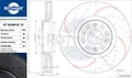 Produktbild: ROTINGER 2x Bremsscheibe vorne Ø320 mm Gelocht belüftet für Audi A4 8EC B7 2.0