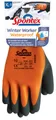 Produktbild: Spontex Winter Worker Waterproof Handschuhe, Wasserfeste Arbeitshandschuhe mit zweilagigem Innenfutter, hoher Kälteschutz, Latexbeschichtung, Größe XL, 1 Paar, 12322089, Orange/Schwarz, XL (1 Paar)