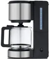 Produktbild: WMF Filterkaffeemaschine Stelio Aroma, 1,25l Kaffeekanne, Papierfilter 1x4, 10 Tassen, Warmhaltefunktion, Abschaltautomatik, Cromargan, 1000 Watt
