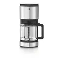 Produktbild: WMF Stelio Aroma Filterkaffeemaschine mit Glaskanne, Filterkaffee, 10 Tassen, Kaffeemaschine Edelstahl, Tropfstop, Warmhalteplatte, Abschaltautomatik, 1000 W