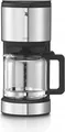 Produktbild: WMF Filterkaffeemaschine Stelio | 10 Tassen | Glaskanne | Edelstahl | Warmhalteplatte | 1000W | Silber