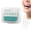 Produktbild: Zahnseide Dental Floss 200 Stück Zahnpflege Zahnreinigung Zahn Draht Flossers...