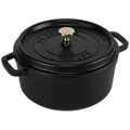 Produktbild: Staub La Cocotte 24cm rund, schwarz, Gusseisen