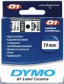 Produktbild: DYMO Beschriftungsband Etikettenband Dymo D1 19mm/7m schwarz/weiß (5 Stück)