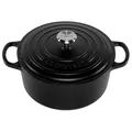 Produktbild: Le Creuset Signature Bräter rund 22 cm schwarz