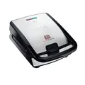 Produktbild: Tefal SW854D Waffeleisen Snack Collection 700W 4 Platten Schwarz/Edelstahl