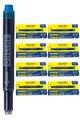 Produktbild: 40x kompatible LAMY Patronen blau auch für Pelikan Stabilo etc Universal Tint...