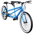 Produktbild: Galano Oakland 26 Zoll Tandem Fahrrad Mountainbike Bike 21 Gänge MTB Hardtail blau 48/48 cm