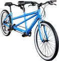 Produktbild: Galano Oakland 26 Zoll Tandem Fahrrad Mountainbike Bike 21 Gänge MTB Hardtail blau 48/48 cm