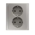 Produktbild: Busch-Jaeger SCHUKO-Doppelsteckdose 202 EUJB-866 2TKA00003921