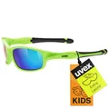 Produktbild: uvex sportstyle 507 - Sonnenbrille für Kinder - 100% UVA-, B, C Schutz - inkl. Kopfband - green/green - one size