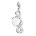 Produktbild: Thomas Sabo Damen Charm-Anhänger Unendlichkeit Infinity Herz Charm Club 925 Sterling Silber 1248-051-14
